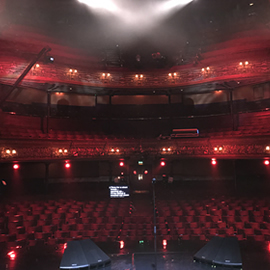 LED/Plasma Autocue in a Theatre