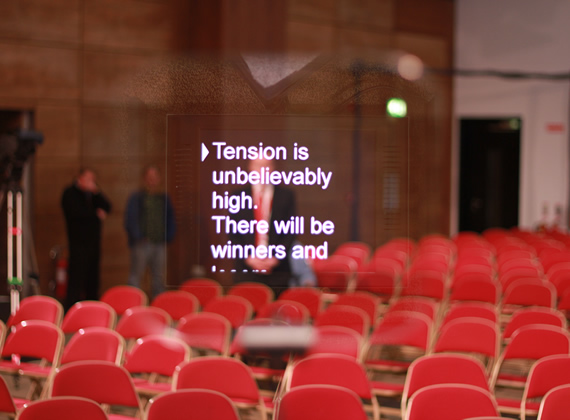 Image of a Conference Podium Autocue